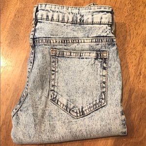H&M Acid Wash Skinny Jeans